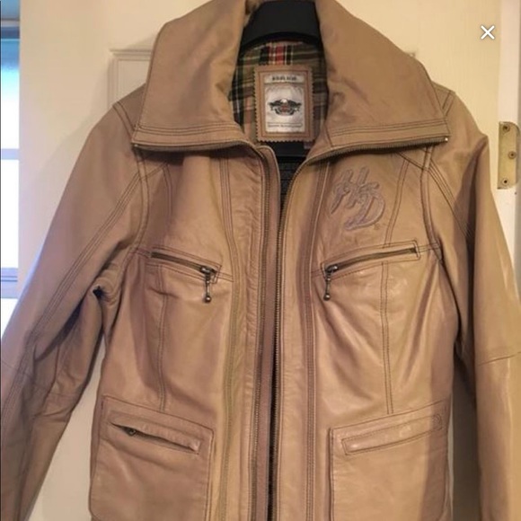 Ladies H/D leather jacket - Picture 2 of 2